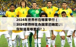 2024年世界杯在哪里举行 (2024世界杯主办国家已确定，你知道是哪里吗？)